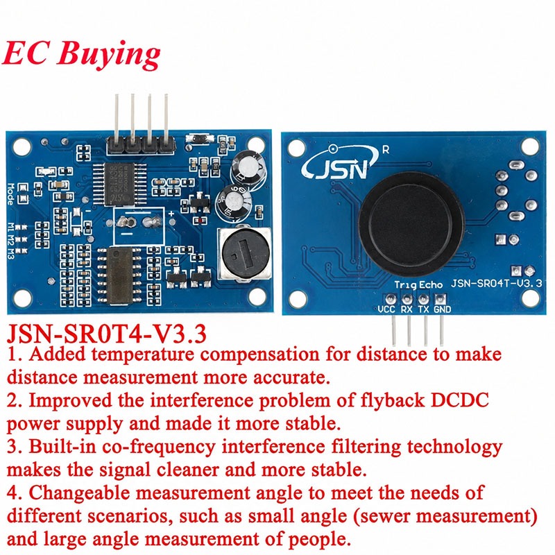 Waterproof Ultrasonic Module J - Hydration Sensor Skin ulasan dan harga