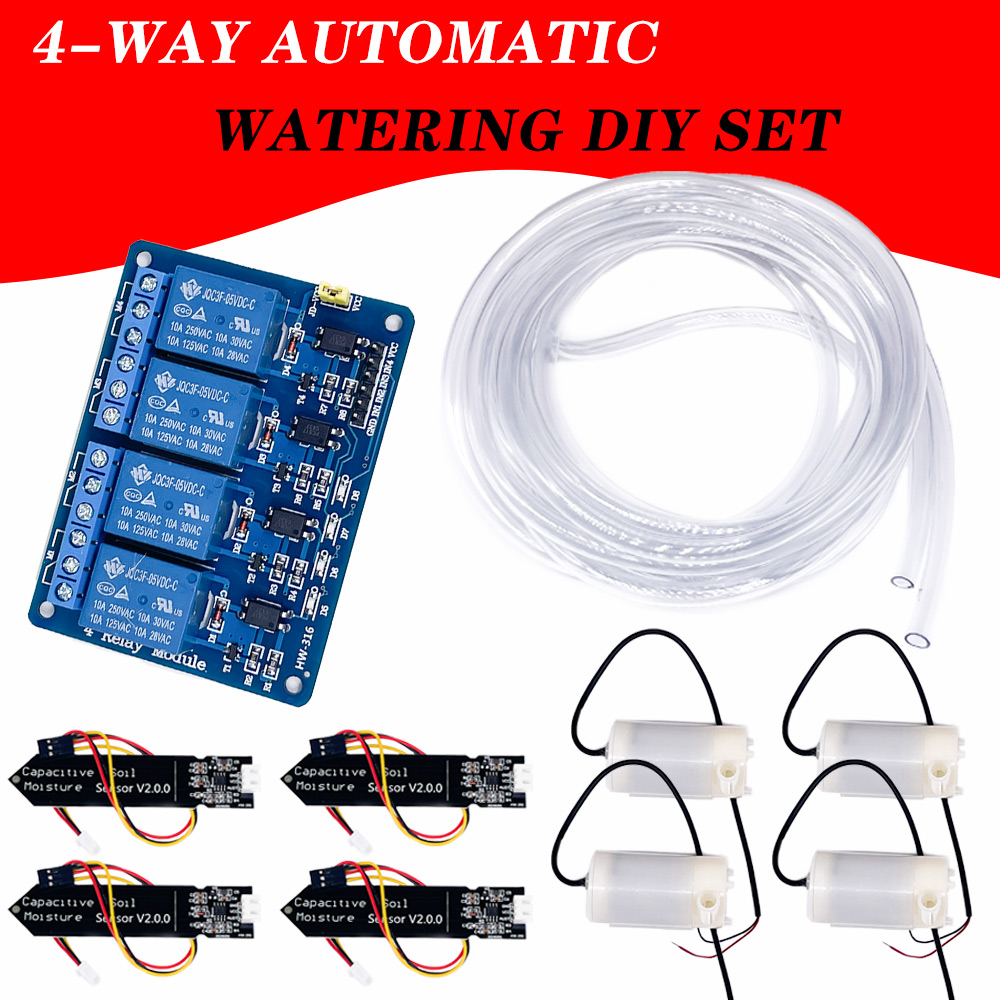 4 Way Automatic Watering Syste - Hydration Sensor Skin ulasan dan harga