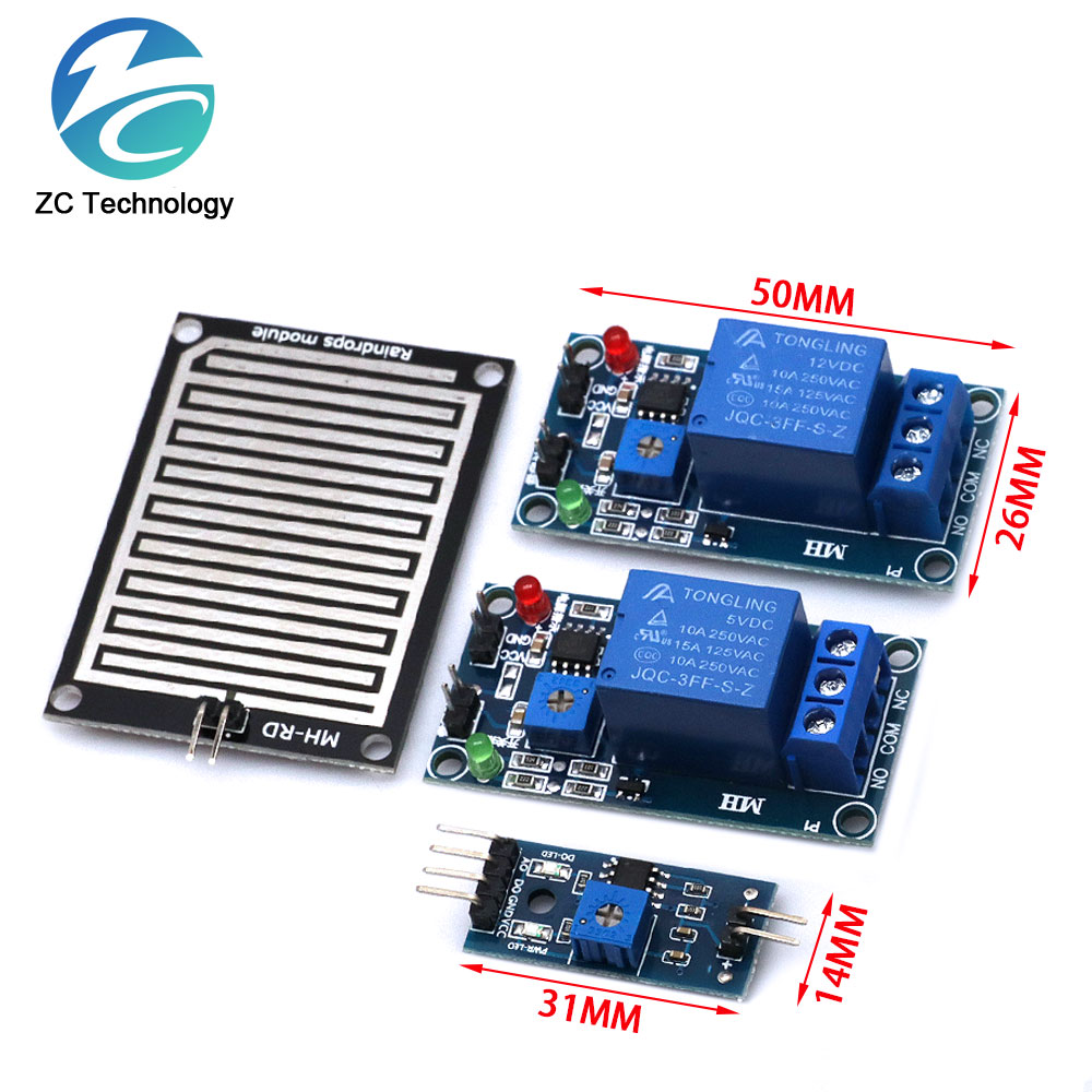 Snow Raindrops Detection Senso - Hydration Sensor Skin ulasan dan harga