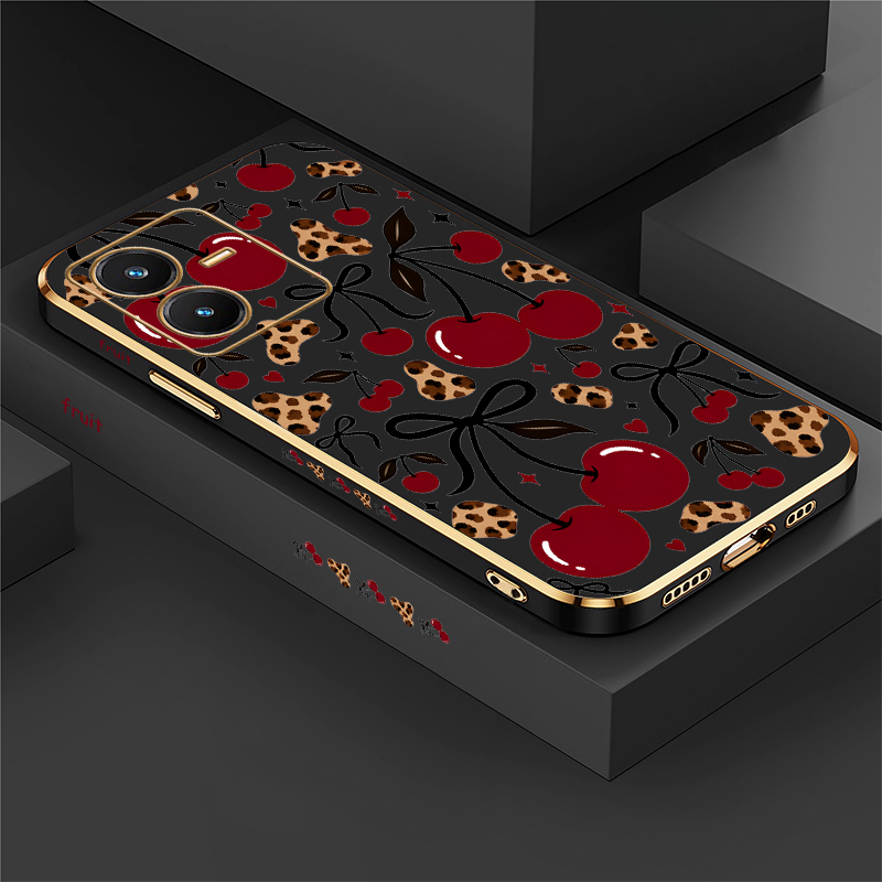 Print Cherry Case For Vivo V40 - Vivo V40 ulasan dan harga
